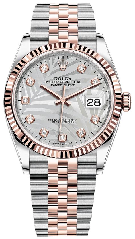 rolex datejust 36 steel rose|Rolex Datejust 36mm price.